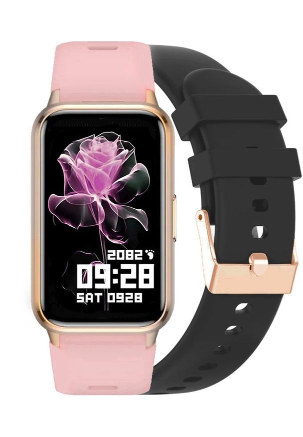 Smartwatch Rubicon Zegarek Damski SMARTWATCH F48-pink/black. Rodzaj zegarka: smartwatch