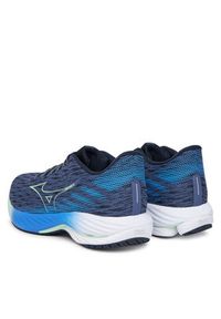 Mizuno Buty do biegania Wave Rider 28 J1GC2403 Niebieski. Kolor: niebieski. Materiał: materiał. Model: Mizuno Wave #3