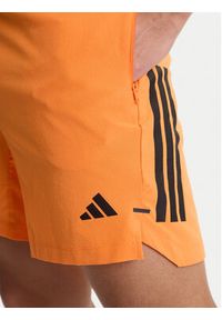 Adidas - adidas Szorty sportowe D4T PrimeLift 3 Stripes KA1197 Pomarańczowy Regular Fit. Kolor: pomarańczowy. Materiał: syntetyk #5