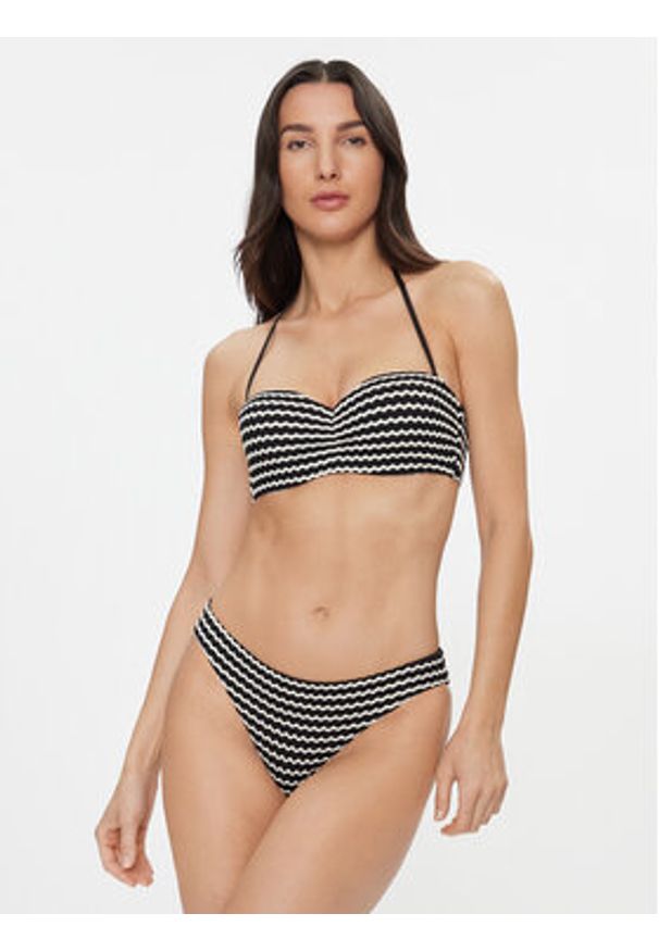 Seafolly Dół od bikini Mesh Effect 40473-102 Kolorowy. Materiał: syntetyk, mesh. Wzór: kolorowy
