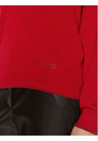 Liu Jo Sweter MF3392 MS49I Czerwony Regular Fit. Kolor: czerwony. Materiał: wiskoza #3