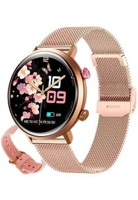 Zegarek SMARTWATCH Rubicon RNCF29 pasek + siatka mesh rosegold. Rodzaj zegarka: smartwatch. Materiał: mesh