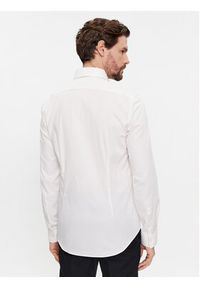 Calvin Klein Koszula Structure K10K112083 Biały Slim Fit. Kolor: biały. Materiał: bawełna #3