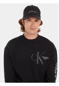Calvin Klein Jeans Czapka z daszkiem Institutional Cap K50K510062 Czarny. Kolor: czarny. Materiał: materiał