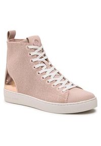 MICHAEL Michael Kors Sneakersy Eddie Knit High Top 43S3NVFS2D Różowy. Kolor: różowy. Materiał: materiał