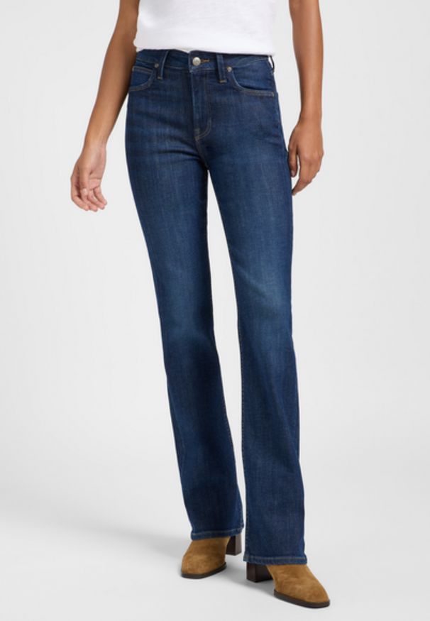 Lee - DAMSKIE SPODNIE JEANSOWE LEE BREESE BOOT FUTURE VISION 112363796