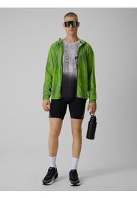 4f - 4F Koszulka do biegania regular szybkoschnąca męska - czarna XL. Kolor: czarny. Materiał: materiał, włókno. Długość: długie. Sport: bieganie, fitness #2