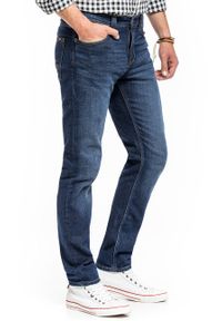 Mustang - MUSTANG VEGAS MĘSKIE SPODNIE JEANSOWE DENIM BLUE 1014039 5000 982 #4