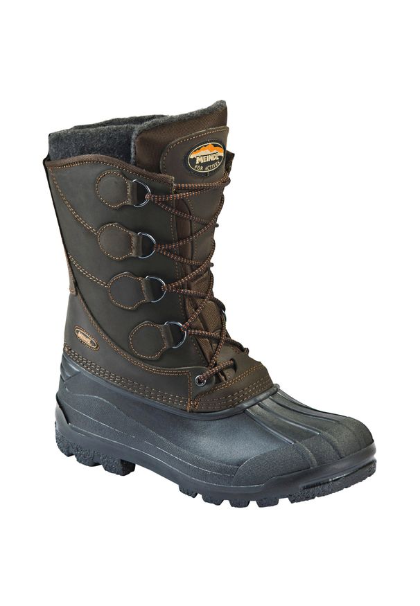 MEINDL - Buty zimowe męskie Meindl Solden. Kolor: czarny, brązowy, wielokolorowy. Sezon: zima. Sport: turystyka piesza