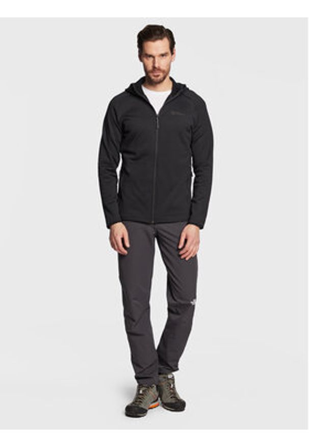 Jack Wolfskin Bluza Baiselberg 1710541 Czarny Regular Fit. Kolor: czarny. Materiał: syntetyk