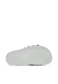 Adidas - adidas Klapki adilette W H00569 Biały. Kolor: biały. Materiał: skóra #9