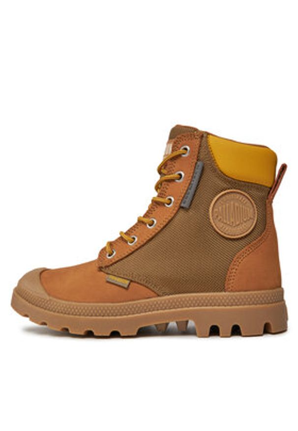 Palladium Trapery Pampa Sc Wpn U-S 77235-203-M Brązowy. Kolor: brązowy. Materiał: skóra