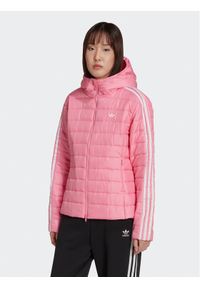 Adidas - adidas Kurtka puchowa Premium HM2611 Różowy Slim Fit. Kolor: różowy. Materiał: puch, syntetyk #1