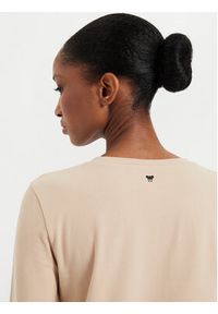 Weekend Max Mara Bluzka Quinoa 2425946022 Beżowy Regular Fit. Kolor: beżowy. Materiał: bawełna #4