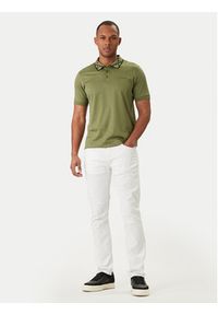 Karl Lagerfeld - KARL LAGERFELD Polo 745010 562200 Zielony Regular Fit. Typ kołnierza: polo. Kolor: zielony. Materiał: bawełna #3