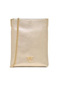 Pinko - PINKO Torebka Flat Satchel AI 25-26 PCPL 105352 A2O9 Złoty. Kolor: złoty. Materiał: skórzane #4