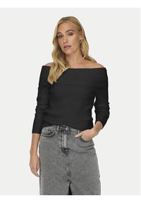 only - ONLY Sweter Katia 15311830 Czarny Regular Fit. Kolor: czarny. Materiał: syntetyk #2