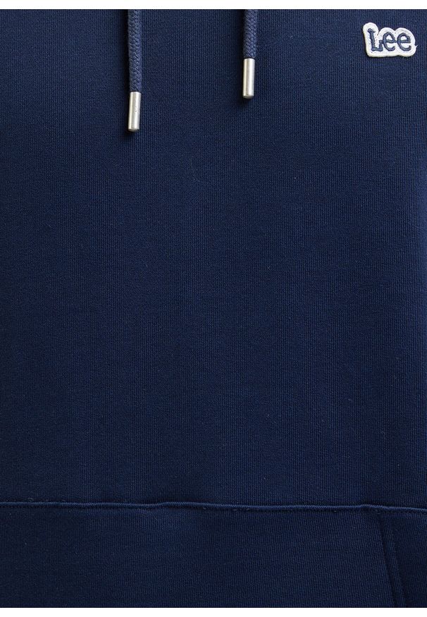 Lee - LEE PLAIN HOODIE MĘSKA BLUZA Z KAPTUREM EMPEROR NAVY L80YRFA67. Typ kołnierza: kaptur
