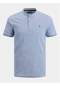 Jack & Jones Polo Paulos 12199711 Niebieski Slim Fit. Typ kołnierza: polo. Kolor: niebieski. Materiał: bawełna #3