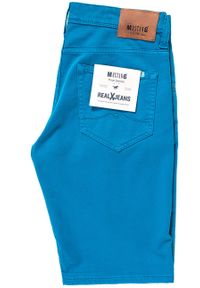 Mustang - SPODENKI MUSTANG Chicago Shorts Z Mykonos Blue 1009596 5320. Materiał: materiał #6