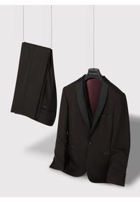 Pako Lorente - PAKO LORENTE – Brązowe spodnie smokingowe. Kolor: brązowy. Materiał: poliester, wełna, wiskoza, elastan #5