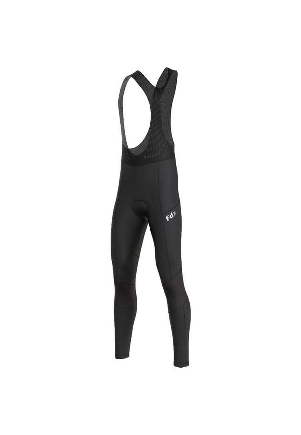 Zimowe spodnie rowerowe Męskie FDX Men's Thermal Gel Pad Bib Tight. Kolor: czarny. Sezon: zima