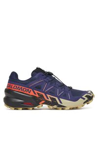 salomon - Buty do biegania Salomon. Kolor: fioletowy. Model: Salomon Speedcross