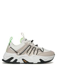 Calvin Klein Jeans Sneakersy Chunky Runner Vibram Alt Cl Wn YW0YW01213 Beżowy. Kolor: beżowy. Materiał: materiał