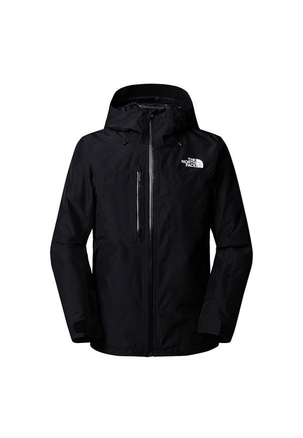 Kurtka męska The North Face Descendit 0A87Y9KX71 - czarna. Kolor: czarny. Materiał: materiał, syntetyk, poliester, tkanina. Styl: klasyczny. Sport: narciarstwo