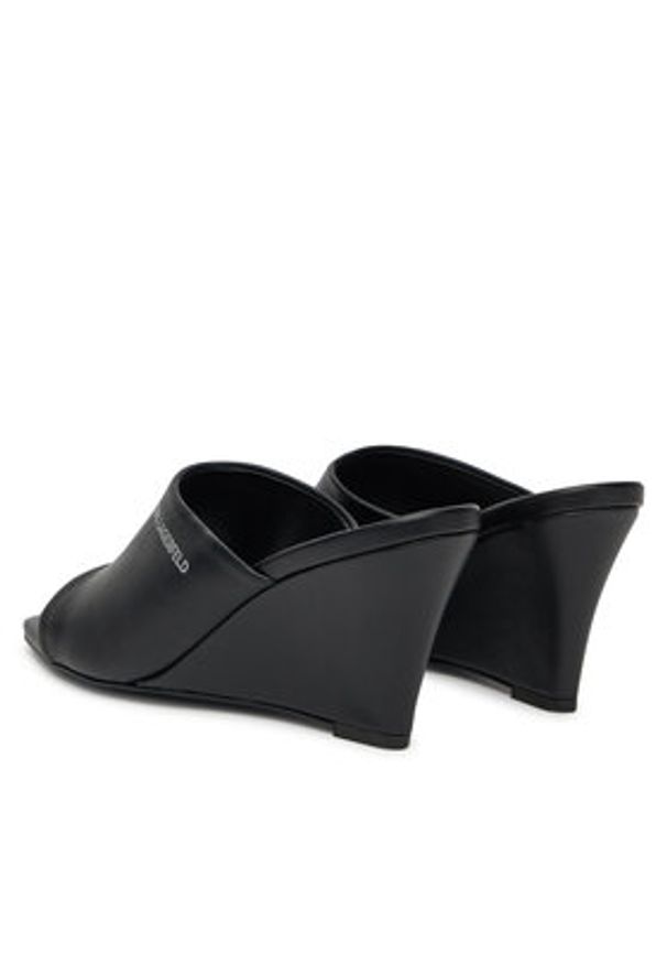 Karl Lagerfeld - KARL LAGERFELD Klapki Rialto KL34400 Czarny. Kolor: czarny. Materiał: skóra