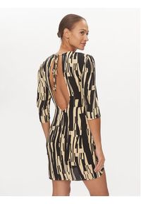 DKNY Sukienka koktajlowa D2A4B344 Czarny Regular Fit. Kolor: czarny. Materiał: wiskoza. Styl: wizytowy