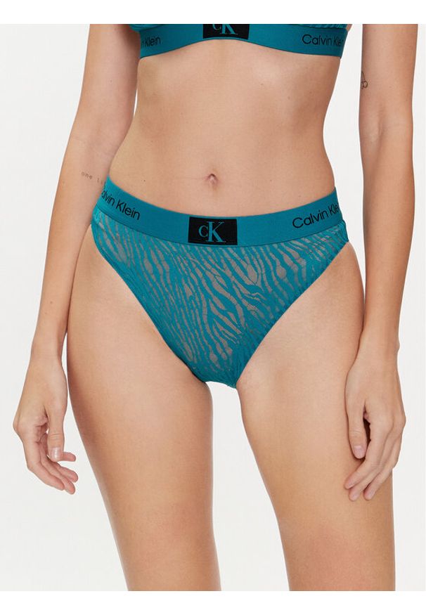 Calvin Klein Underwear Figi klasyczne 000QF7379E Zielony. Kolor: zielony. Materiał: syntetyk