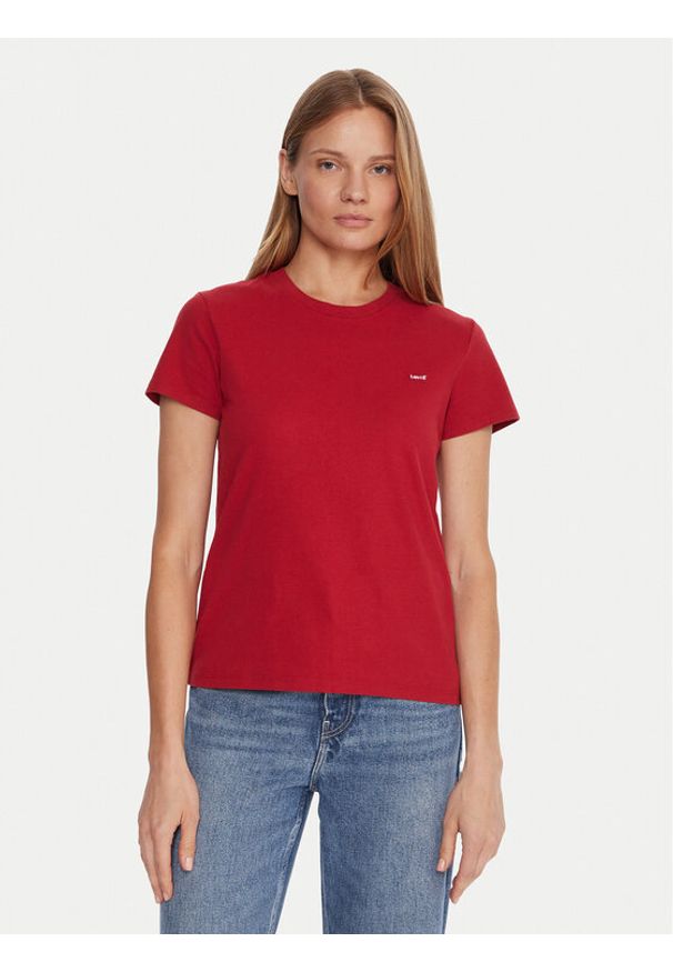 Levi's® T-Shirt Perfect 39185-0382 Czerwony Regular Fit. Kolor: czerwony. Materiał: bawełna