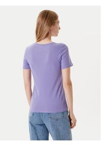 United Colors of Benetton - United Colors Of Benetton T-Shirt 3GA2E16A2 Fioletowy Regular Fit. Kolor: fioletowy. Materiał: bawełna #5