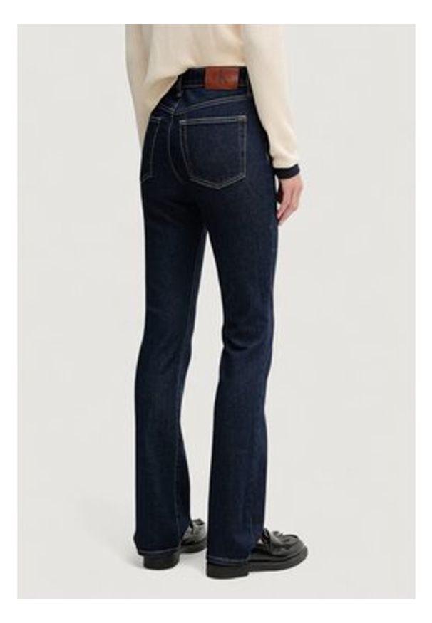 Calvin Klein Jeans Jeansy LV047D732G Granatowy Bootcut Fit. Kolor: niebieski
