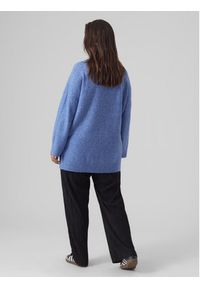 Vero Moda Curve Sweter 10297266 Niebieski Regular Fit. Kolor: niebieski. Materiał: syntetyk #3