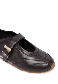 TOMMY HILFIGER - Tommy Hilfiger Baleriny Bella Ballet Mary Jane FW0FW09416 Brązowy. Kolor: brązowy. Materiał: skóra #2