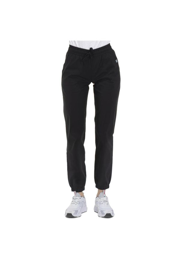LEONE 1947 APPAREL - Damskie joggery Earth Tones. Kolor: czarny. Materiał: nylon. Sport: fitness