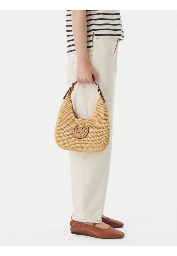 MICHAEL Michael Kors Torebka Nolita 30S6SY5H1W Beżowy. Kolor: beżowy