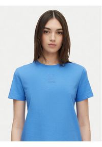 Calvin Klein Jeans T-Shirt LV044G200G Granatowy Regular Fit. Kolor: niebieski. Materiał: bawełna #4