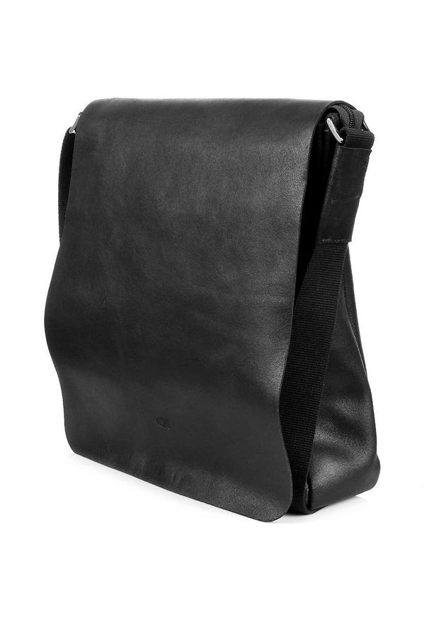 Skórzana torba na ramię unisex DAAG Jazzy Smash 71 czarna. Kolor: czarny. Materiał: skórzane. Rodzaj torebki: na ramię