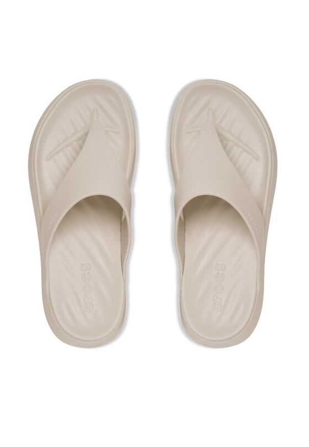 Crocs Japonki Getaway Triangle Flip 212018 Beżowy. Kolor: beżowy