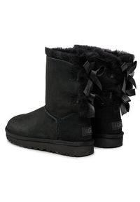 Ugg Śniegowce W Bailey Bow II 1016225 Czarny. Kolor: czarny. Materiał: skóra