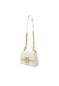 Pinko - PINKO Torebka Love One Top Handle Classic Light PE 25 PLTT 100066 A1UV Biały. Kolor: biały. Materiał: skórzane #3