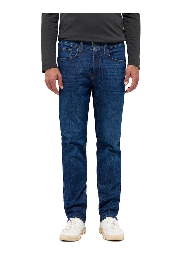 Męskie Spodnie Jeansowe Mustang Style Orlando Slim Denim Blue 1015860 5000 803