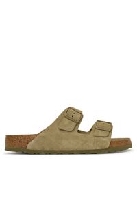 Birkenstock Klapki Arizona 1031998 Khaki. Kolor: brązowy. Materiał: zamsz, skóra #1