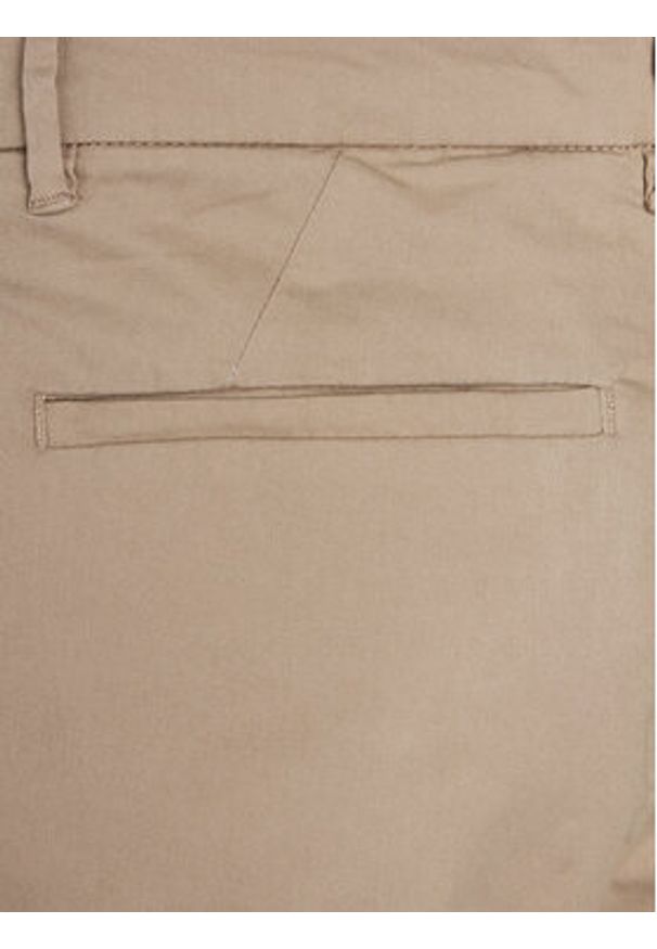 Lindbergh Spodnie materiałowe 30-003108 Beżowy Wide Fit. Kolor: beżowy. Materiał: bawełna