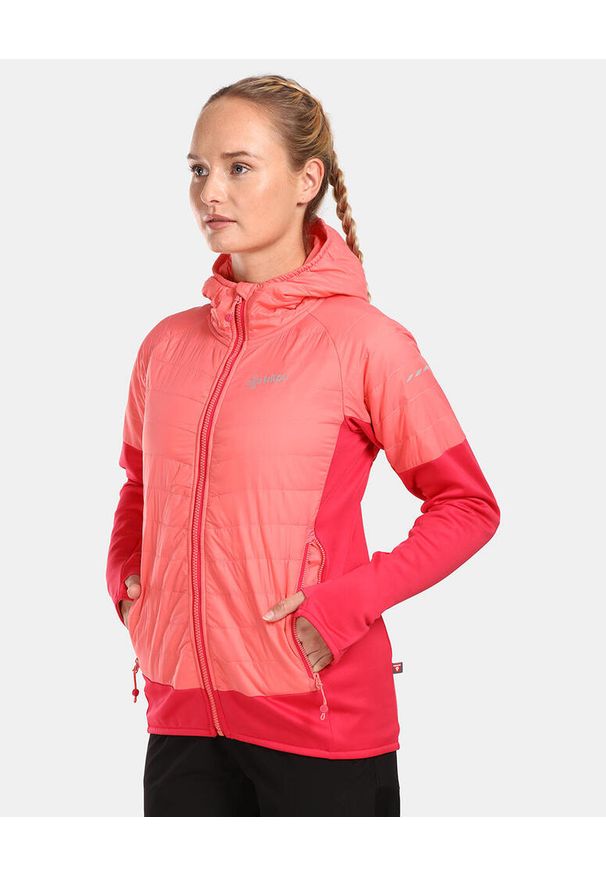 Damska kurtka ocieplana Kilpi GARES-W. Kolor: różowy. Materiał: nylon. Sport: turystyka piesza