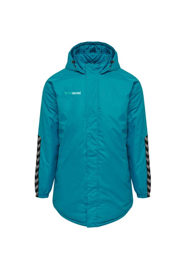 Parka dla dzieci Hummel hmlAUTHENTIC Bench. Kolor: wielokolorowy, niebieski, biały, turkusowy. Sport: piłka nożna