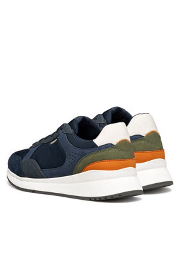 Geox Sneakersy U Branthon U65LCB 0EK11 C4KF4 Granatowy. Kolor: niebieski. Materiał: materiał